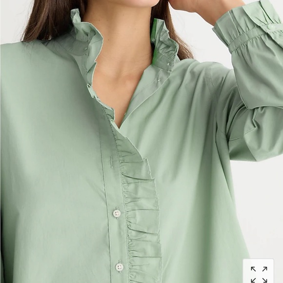 J.Crew Cottage shirtdress in cotton poplin - Picture 3 of 4